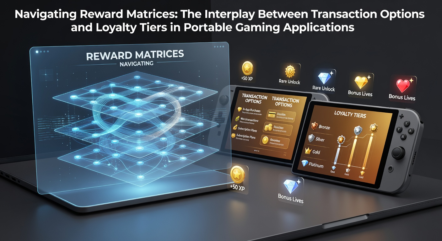 Mobile gaming app interface displaying integrated transaction options alongside loyalty tier progression meters and reward indicators